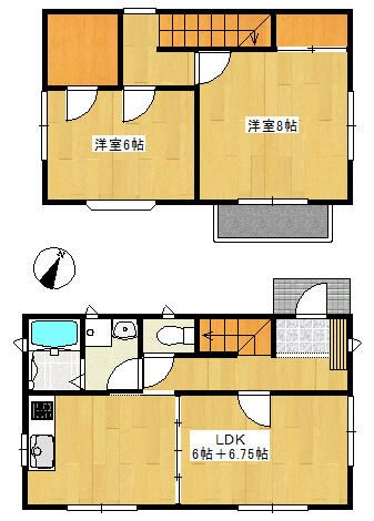 戸建て　ささⅡ 間取り