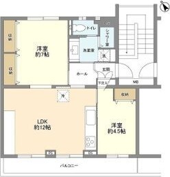 つくし野ローズプラザA地区B棟 間取り