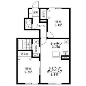 西鶴間ＫＩガーデンズ　壱番館 間取り
