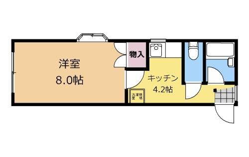 フラット福寿第３ 間取り