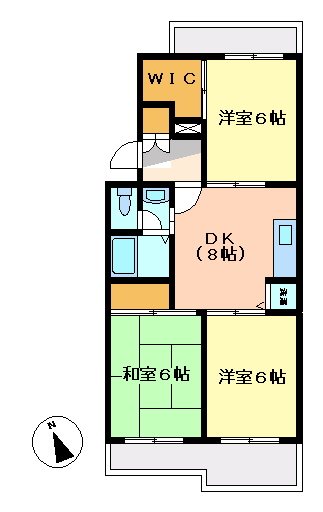 センチュリーハイツ町田3号棟  間取り