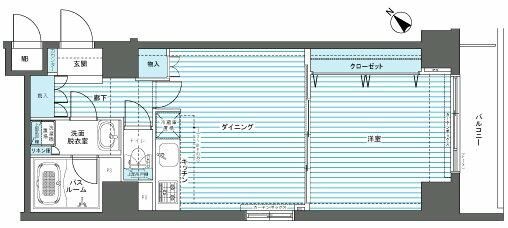 フェニックス新横濱参番館 間取り