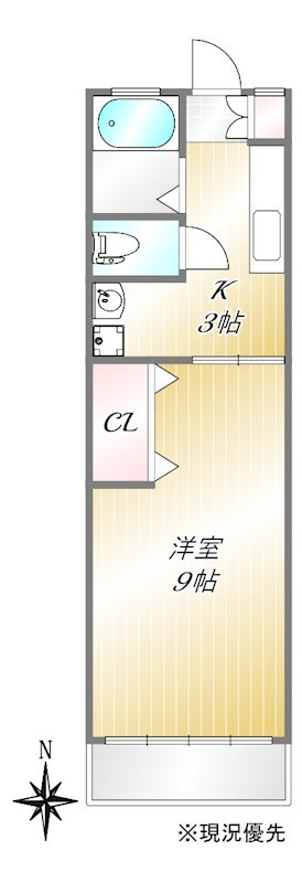 小川スカイハイツ 間取り
