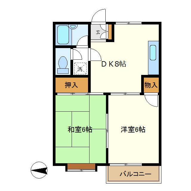 アンジュ１番館 間取り