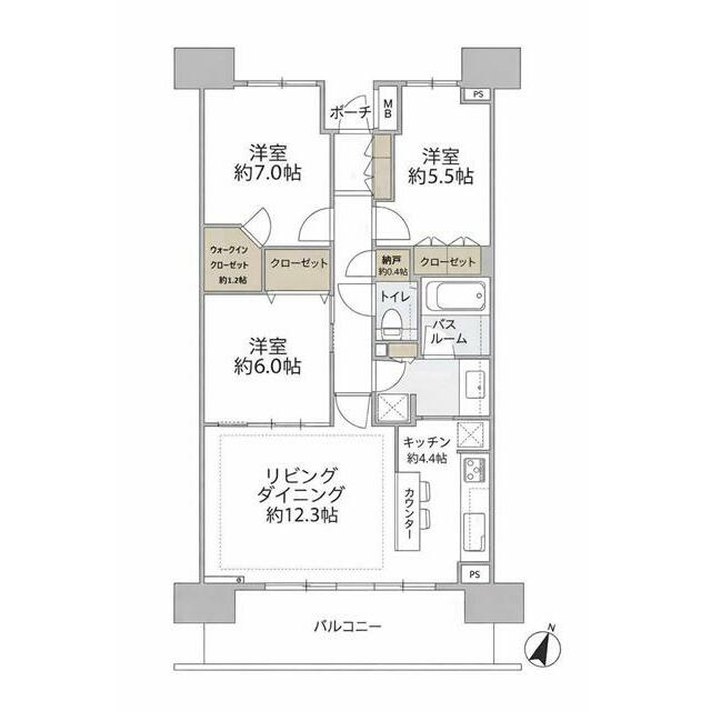 パークスクエア相模大野タワーアンドレジデンス 間取り