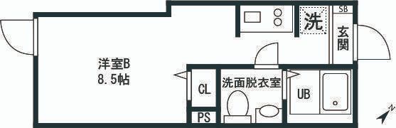 古淵Slit 間取り