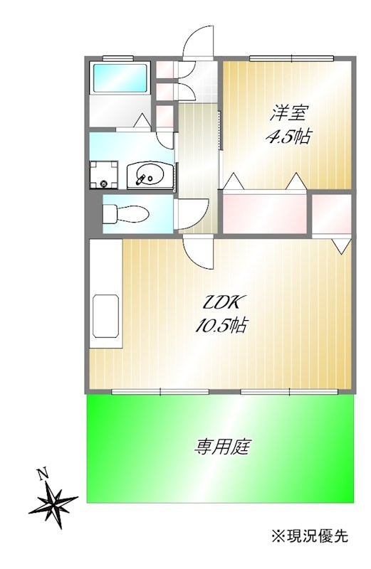 サンホワイトA102  間取り