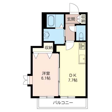 ジュネスIGUSA 間取り