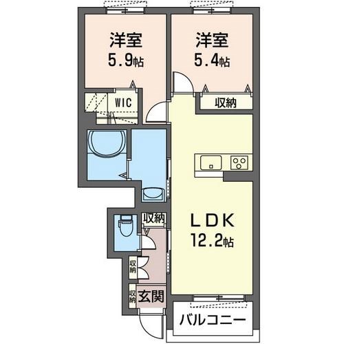 ビビナ．２ 間取り