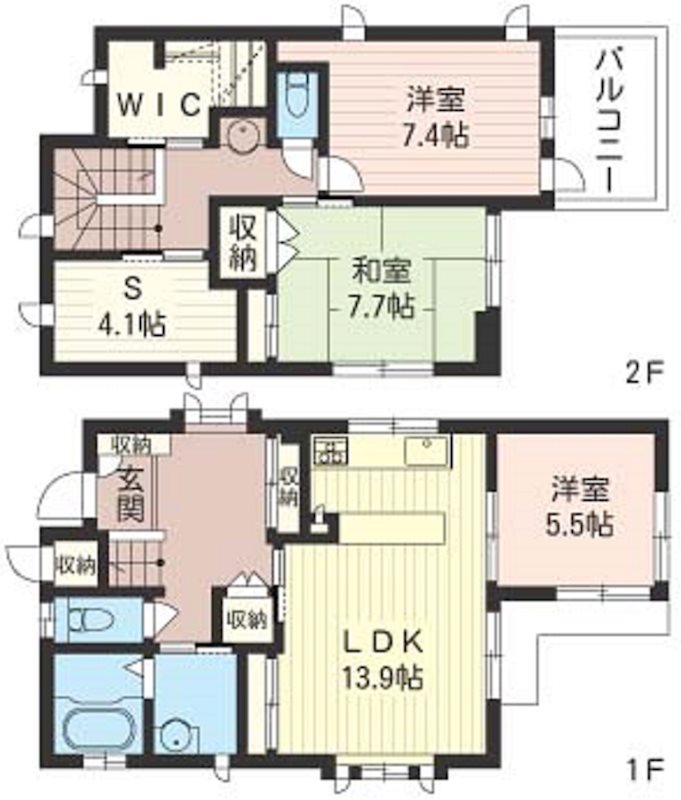 成増１丁目戸建 間取り