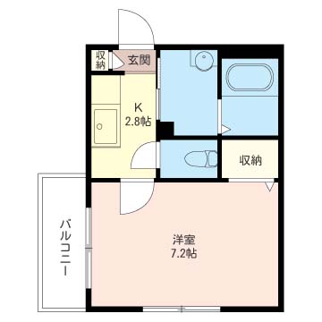 シャーメゾン竹 間取り