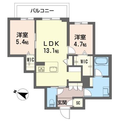 グランアリスティオ 間取り