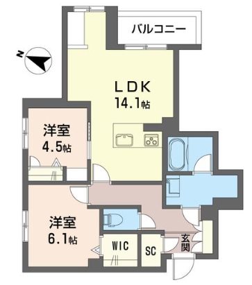 グランアリスティオ 間取り