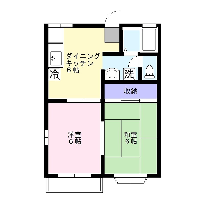 レイパティオＢ 間取り