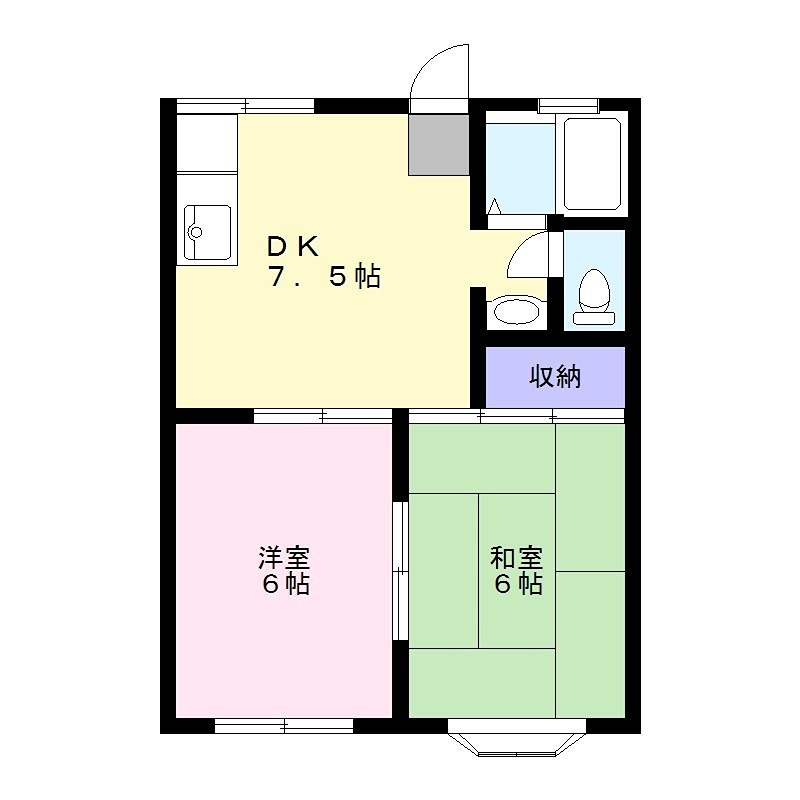 レイパティオＢ 間取り
