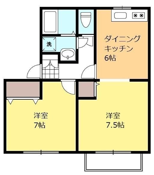 サニーヒルズＢ棟 間取り