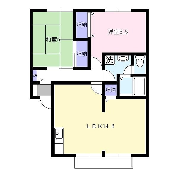 白山ハイツ5 間取り