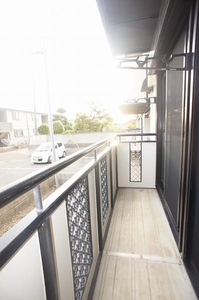 白山ハイツ5 ベランダ