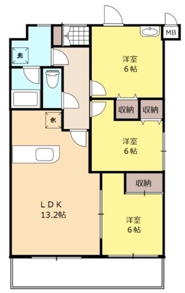 REⅡマンション 間取り