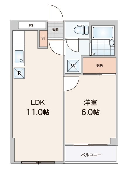ウェスト早稲田マンション 間取り