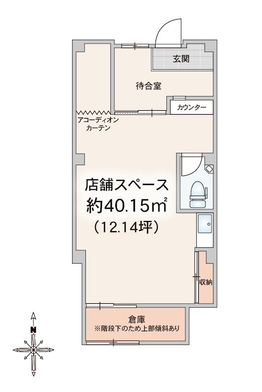 堀船3丁目店舗 間取り