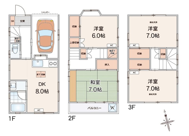 扇C棟 間取り