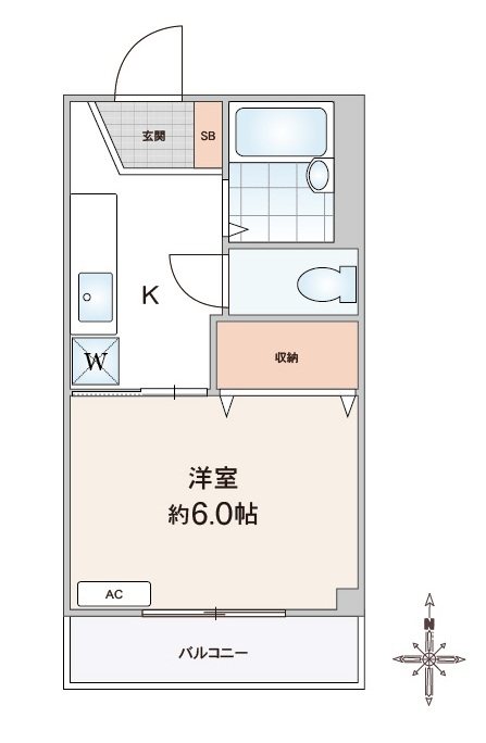 Iコーポ谷在家 間取り