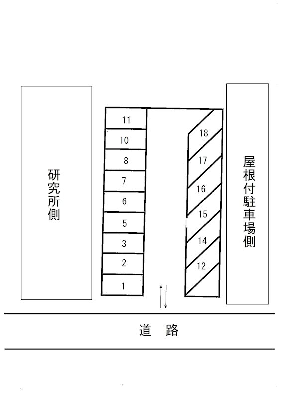 江北2丁目第３駐車場  間取り