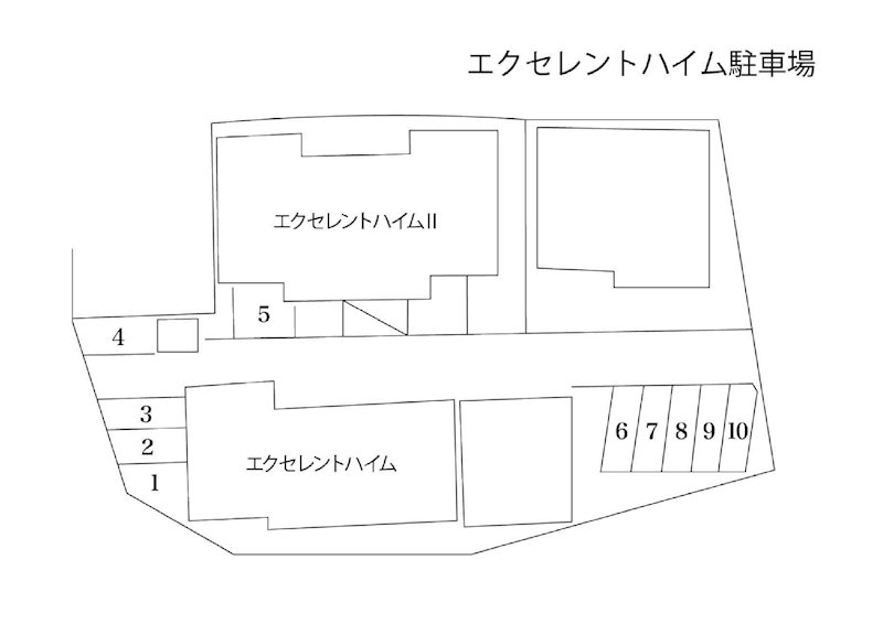 エクセレントハイム駐車場 間取り