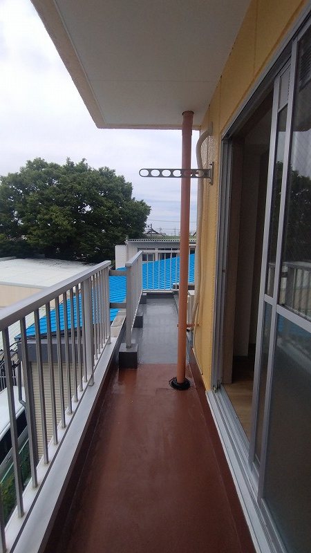 コーポラス鹿浜 ベランダ