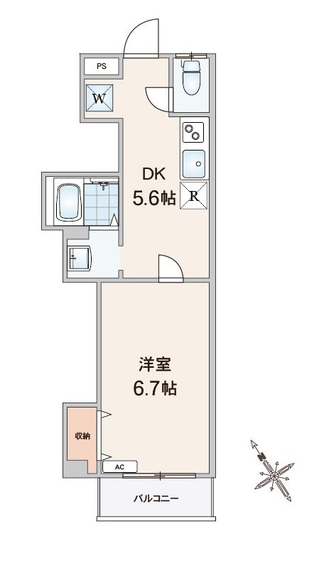 コーポラス鹿浜 間取り