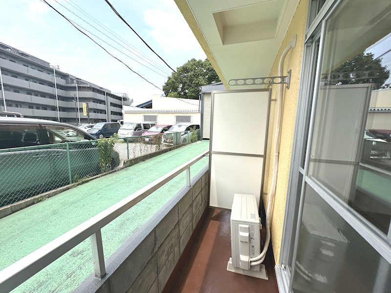 コーポラス鹿浜 ベランダ
