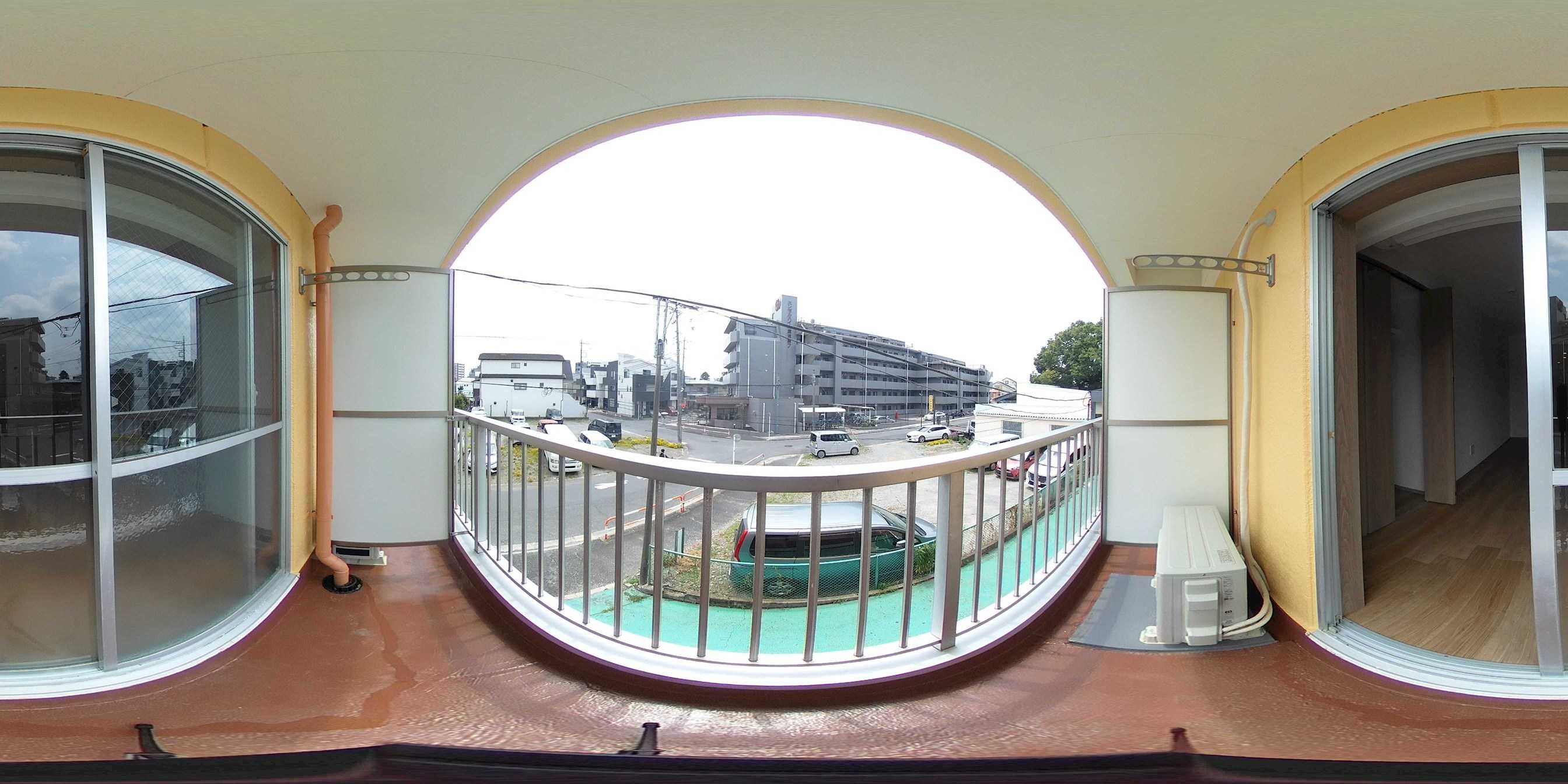 コーポラス鹿浜 ベランダ