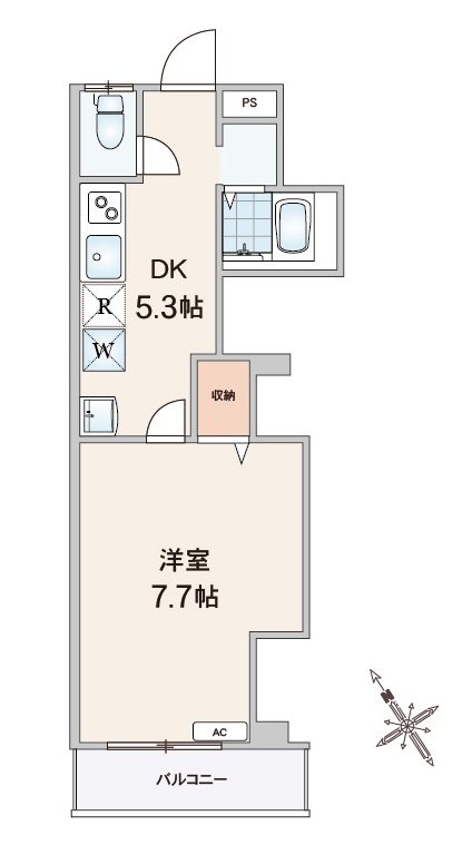 コーポラス鹿浜 間取り