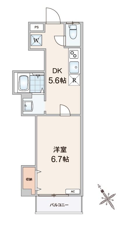 コーポラス鹿浜 間取り