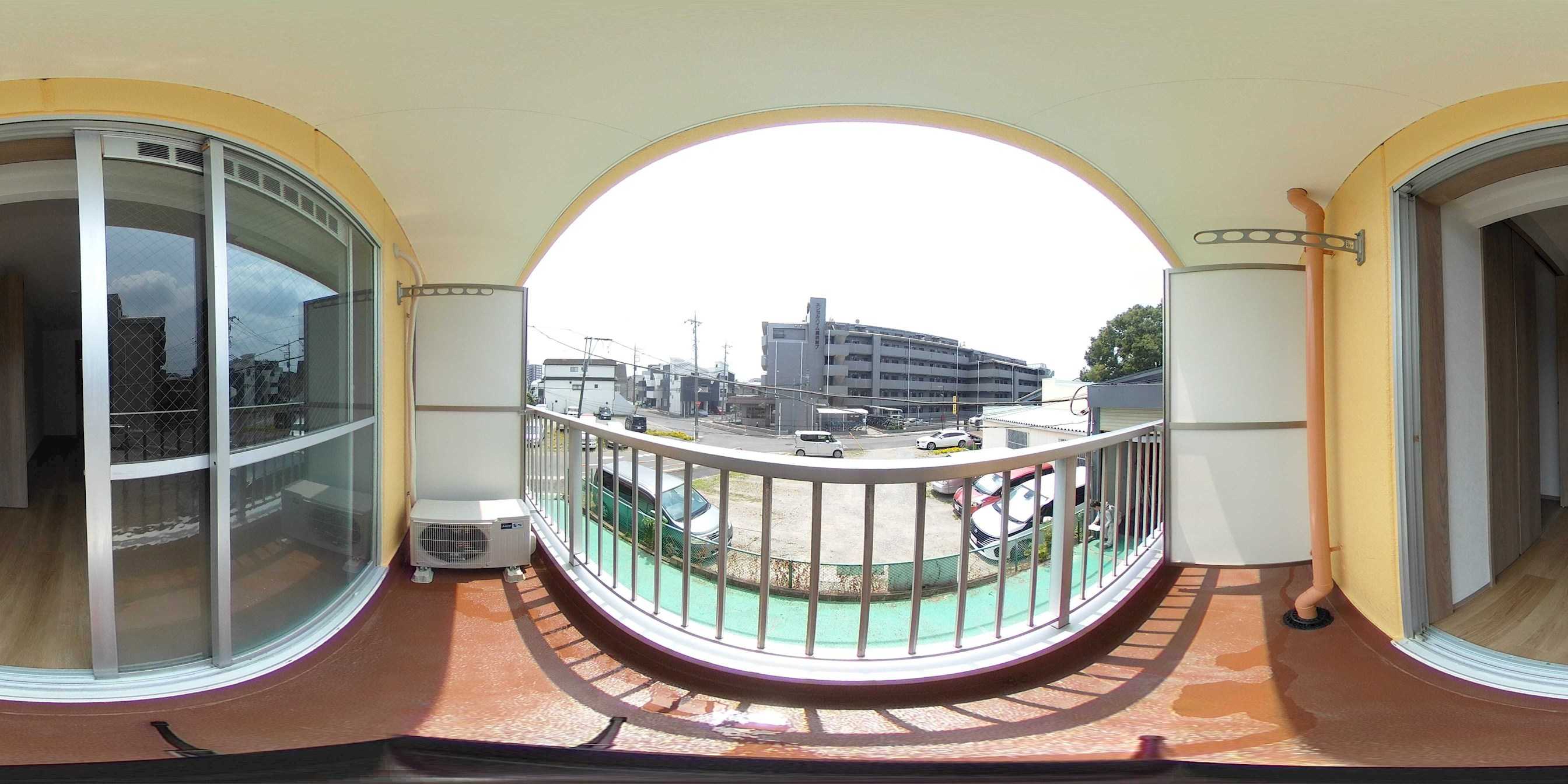 コーポラス鹿浜 ベランダ