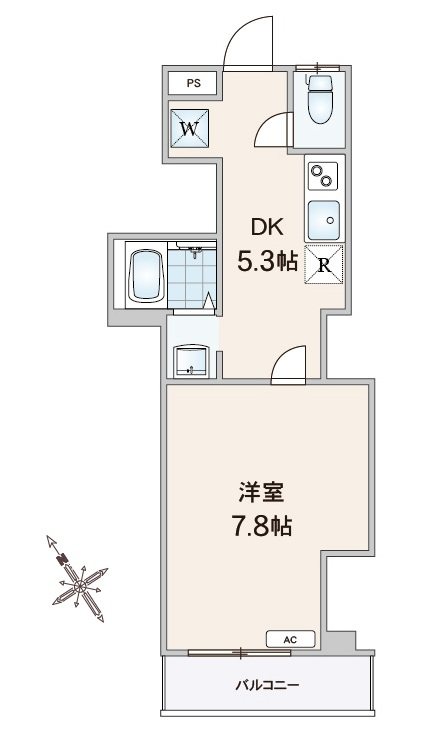 コーポラス鹿浜 間取り