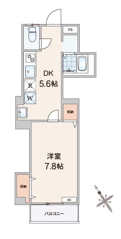 コーポラス鹿浜 間取り