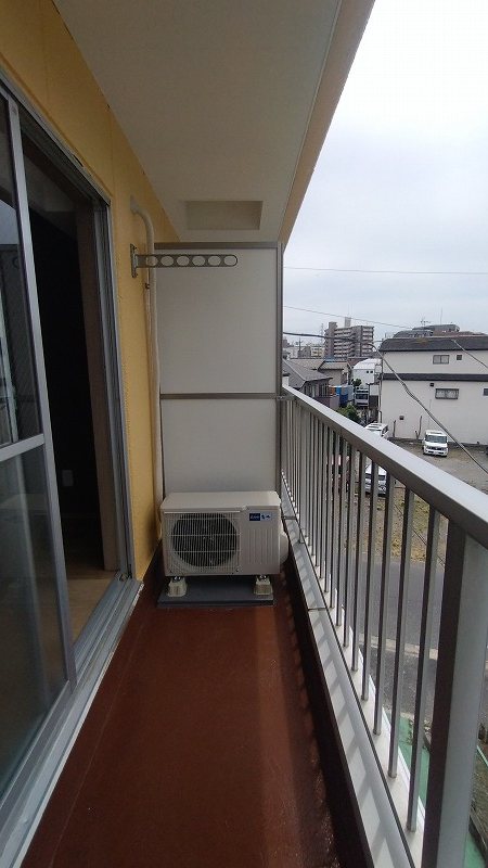 コーポラス鹿浜 ベランダ