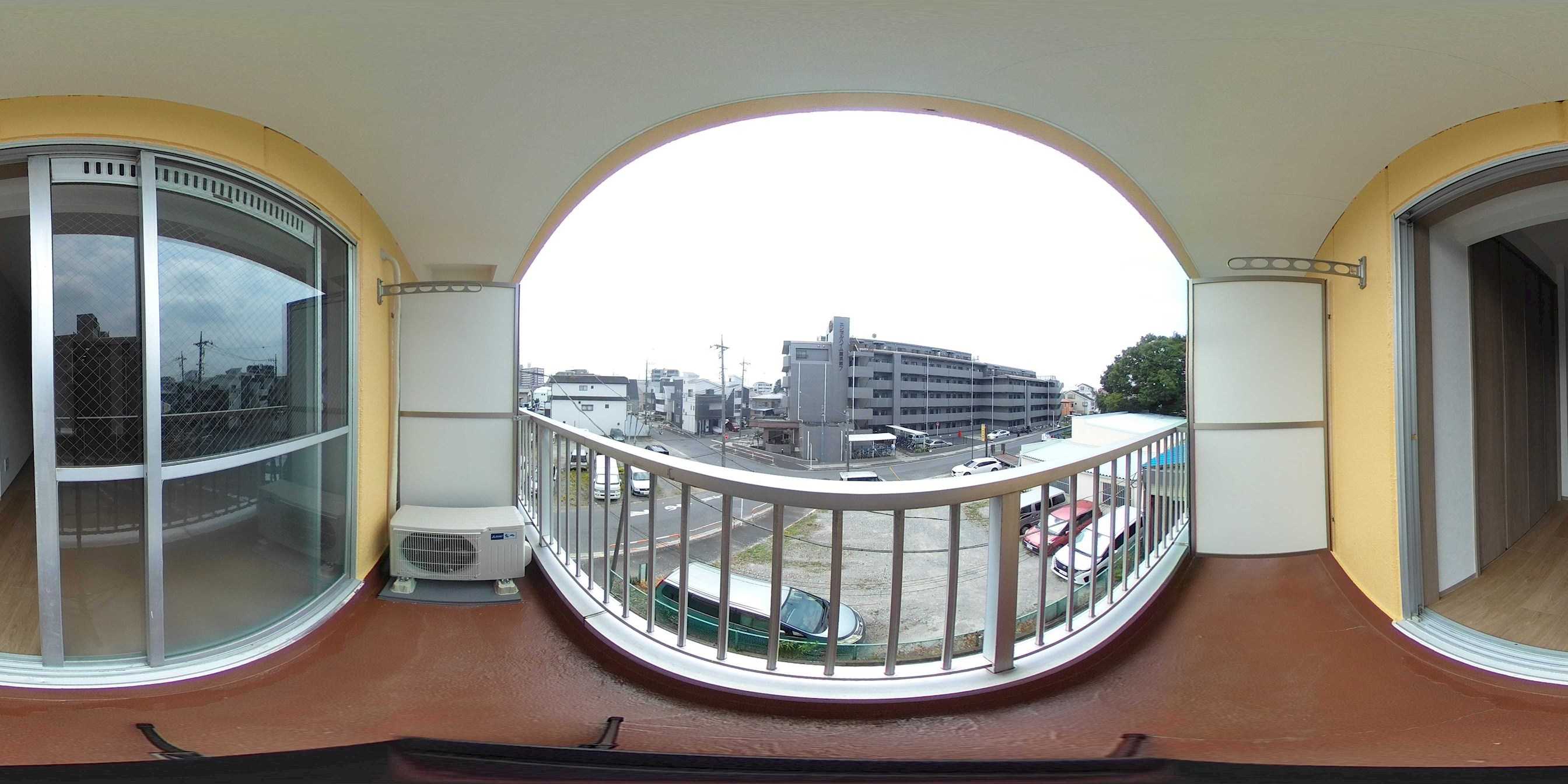 コーポラス鹿浜 ベランダ
