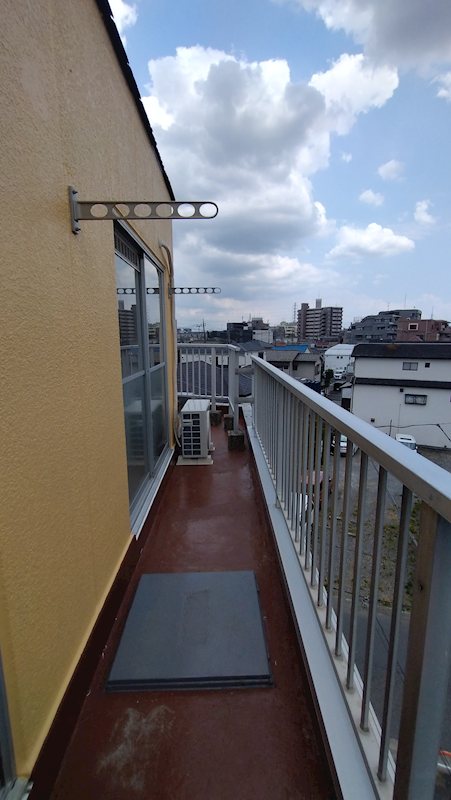 コーポラス鹿浜 ベランダ