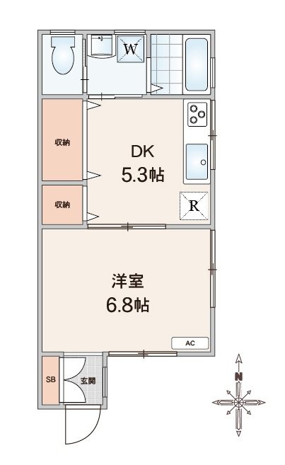 コーポワタナベ 間取り