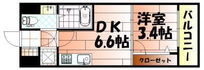 No.71 オリエントトラストタワー 間取り