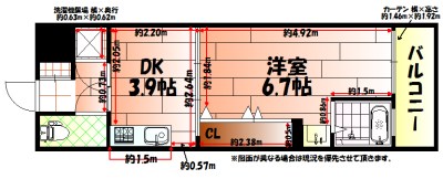No.47　PROJECT2100小倉駅 間取り