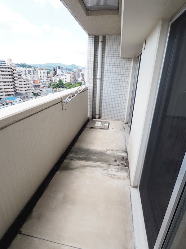 ラフィーネ到津学園通り ベランダ