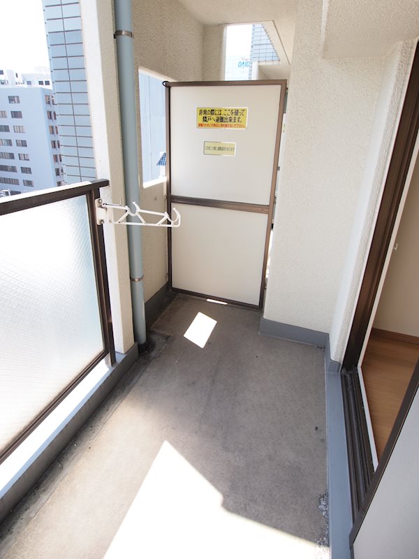 ハートピア鍛冶町 ベランダ