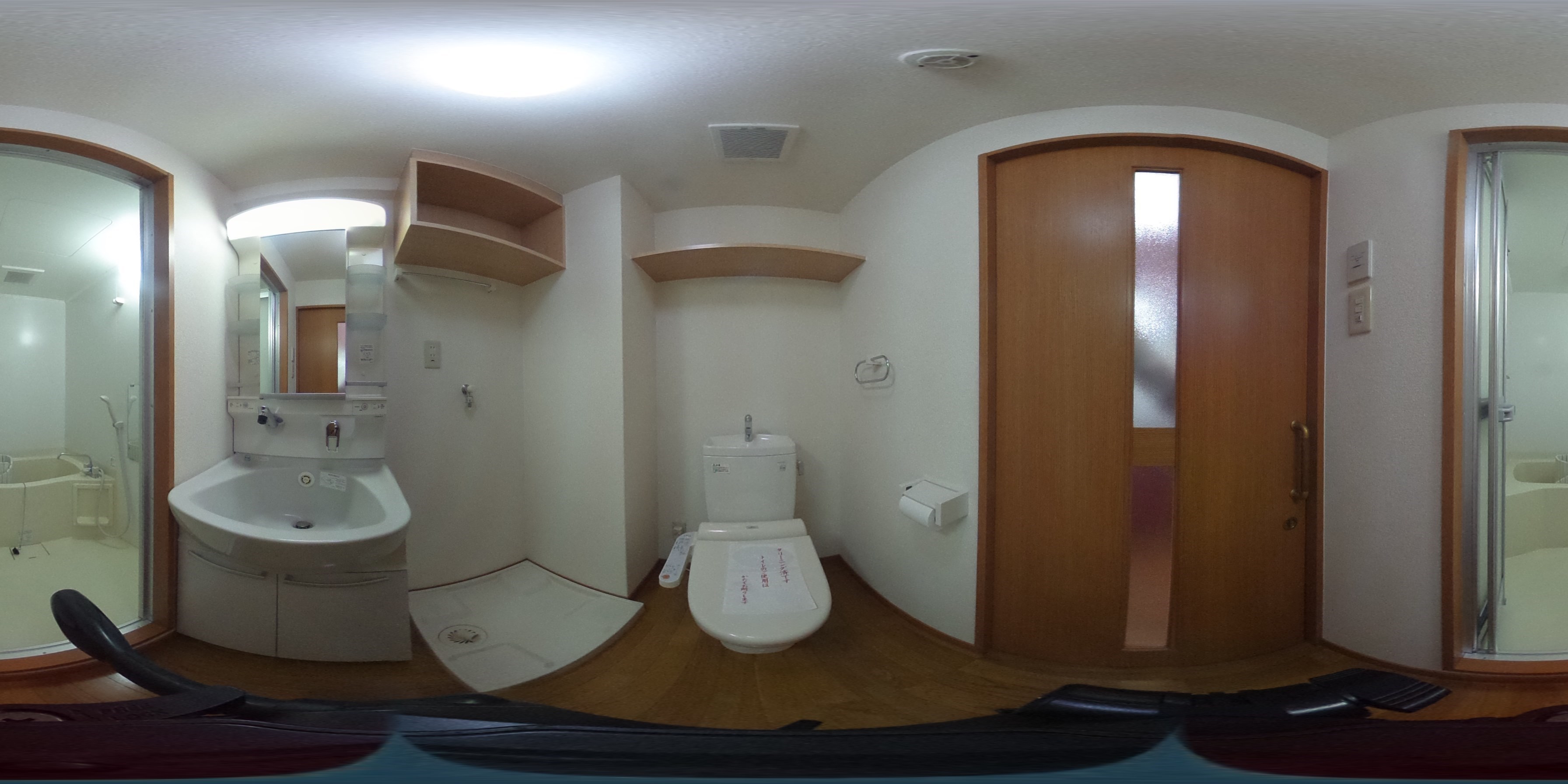 旦過タカヤコーポレーションビル 洗面所