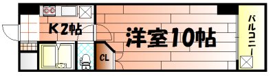 ウインズ三萩野 間取り