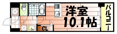 No.65　クロッシングタワー 間取り