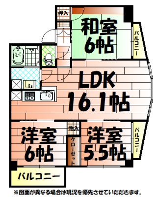 オールセインツ 間取り